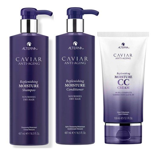 Alterna Caviar Replenishing Moisture Shampoo / Conditioner / CC Cream (TRIO)