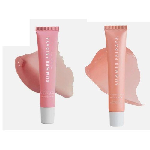 2 Pack Summer Fridays Tinted Lip Butter Balm 0.5oz 15g Pink Sugar Birthday Cake