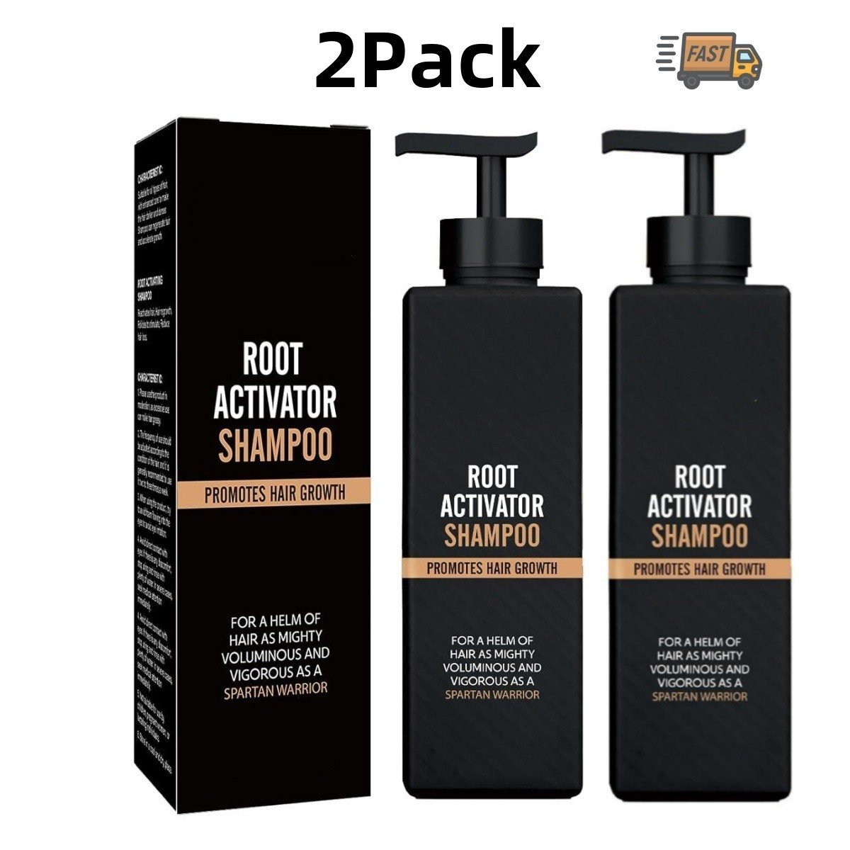 2Pcs Root Activator Shampoo, SPARTAN Hair Loss Shampoo,Shampoo Root Activator US