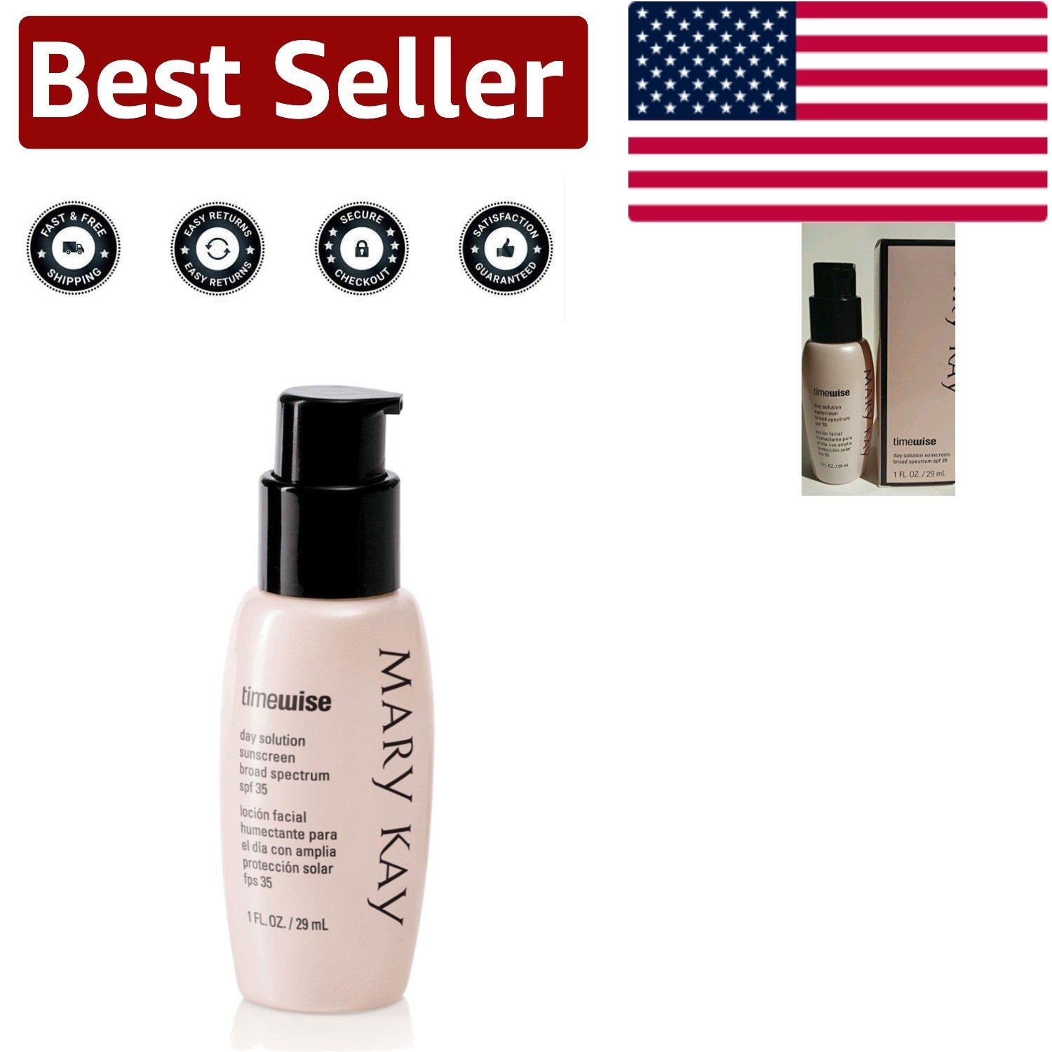 Hypoallergenic SPF 35 Sun Protection Lotion – Oil-Free, 29ml for Sensitive Skin