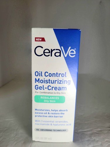 CeraVe Oil Control Moisturizing Gel-Cream Rebalances Oily Skin