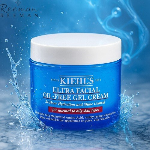 Kiehls Ultra Facial Oil Free Gel Cream Face Moisturizer For Oily Skin Type 4.2oz