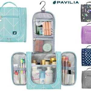 Travel Cosmetic Makeup Bag Toiletry Hanging Organizer Storage Case Pouch Women